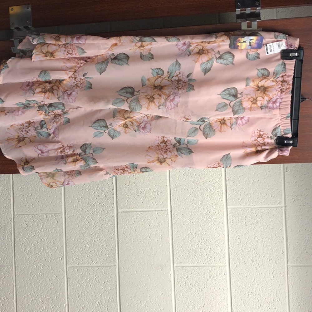 Pink floral esmarelda pants